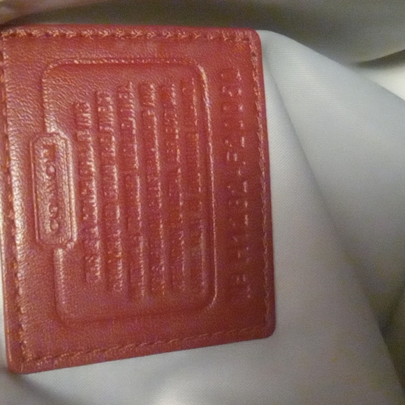 Authentic Coach Bag.   Cranberry Color.  Great for Fall or the Holidays! - Picture 9 of 15